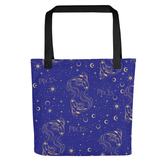pisces tote bag