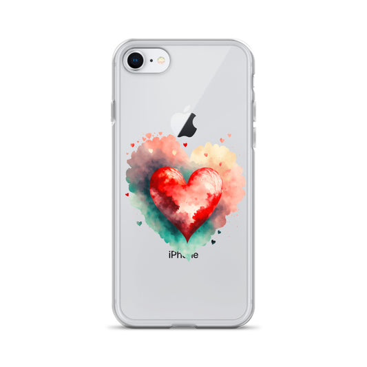 heart clear case for iPhone®