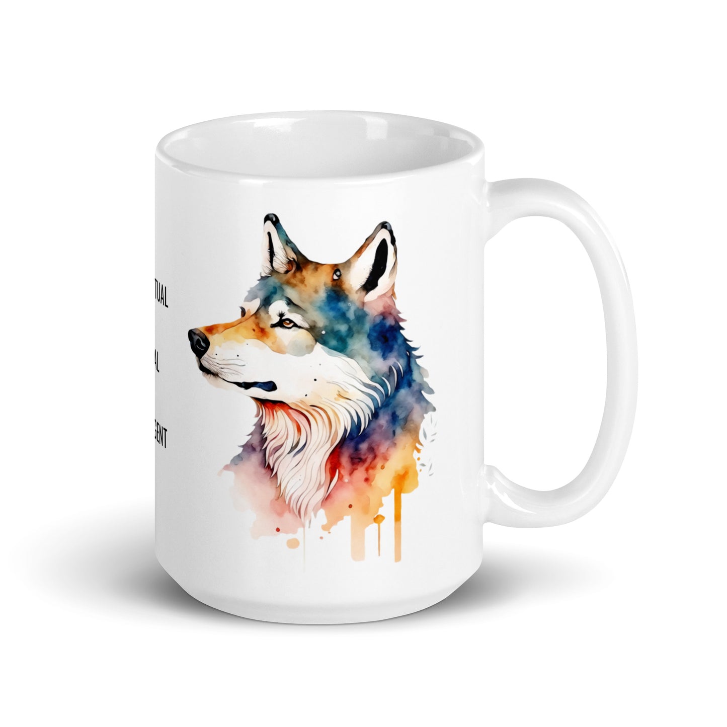 wolf spirit animal mug