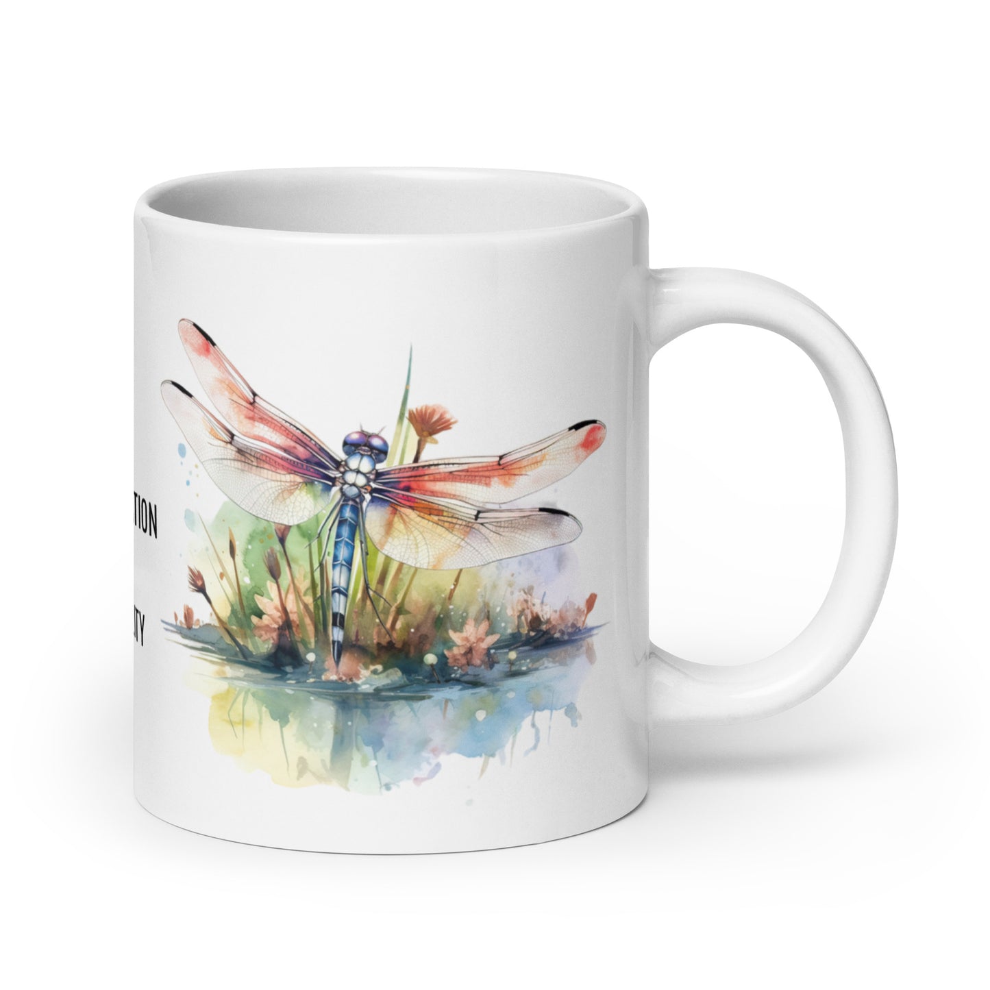 dragonfly spirit animal mug