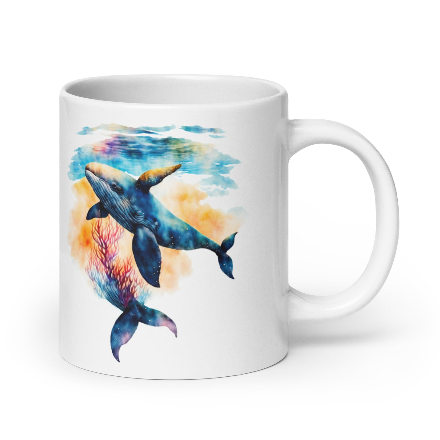 whale spirit animal mug
