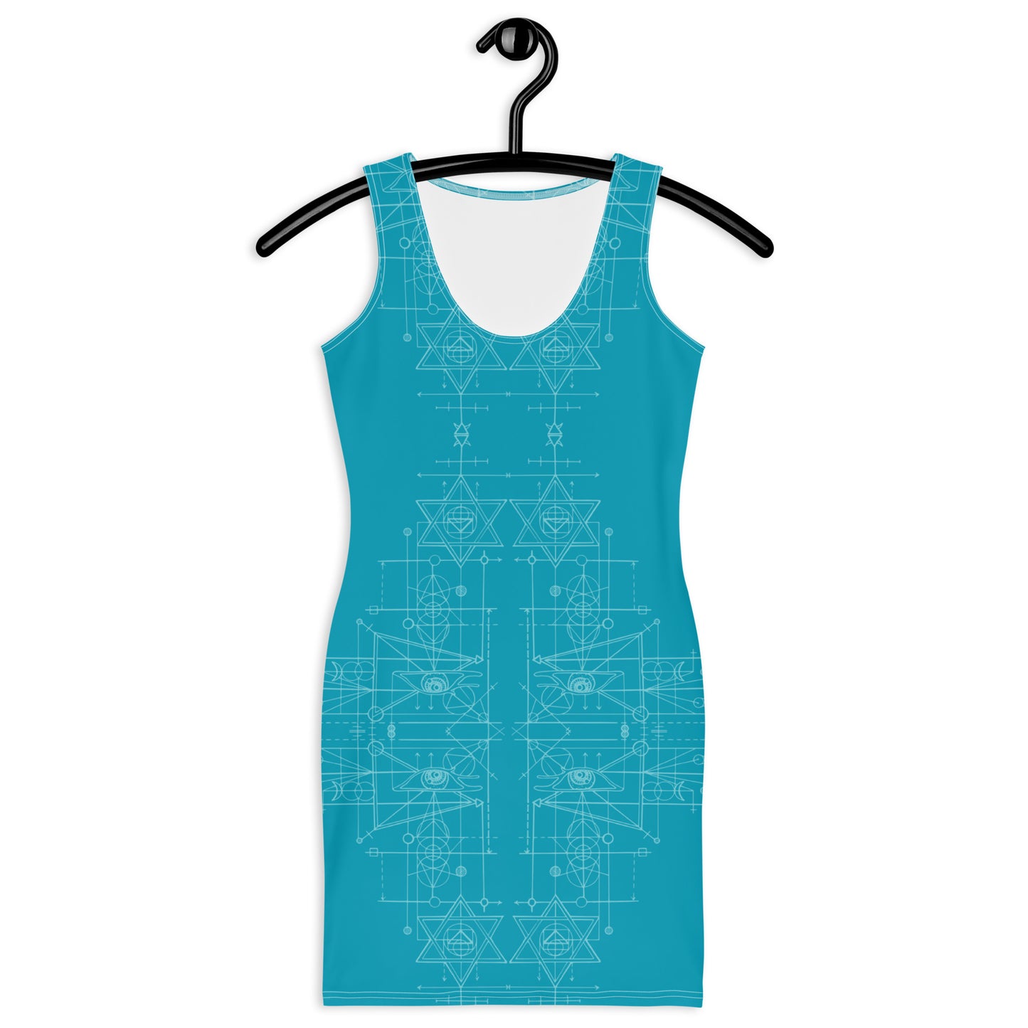 sacred geometry bodycon dress