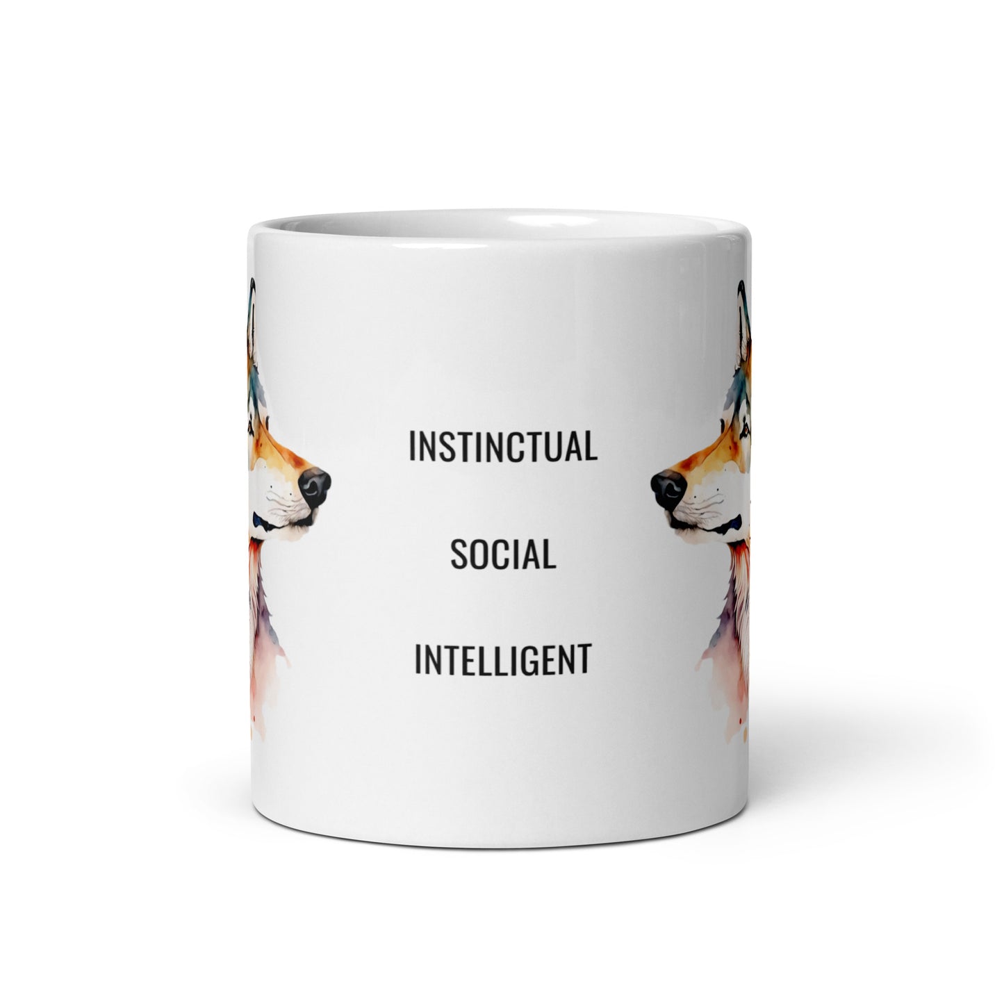 wolf spirit animal mug