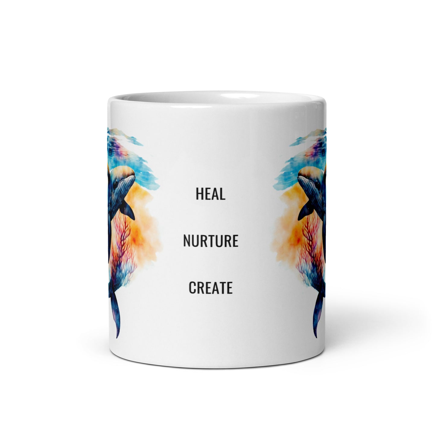 whale spirit animal mug