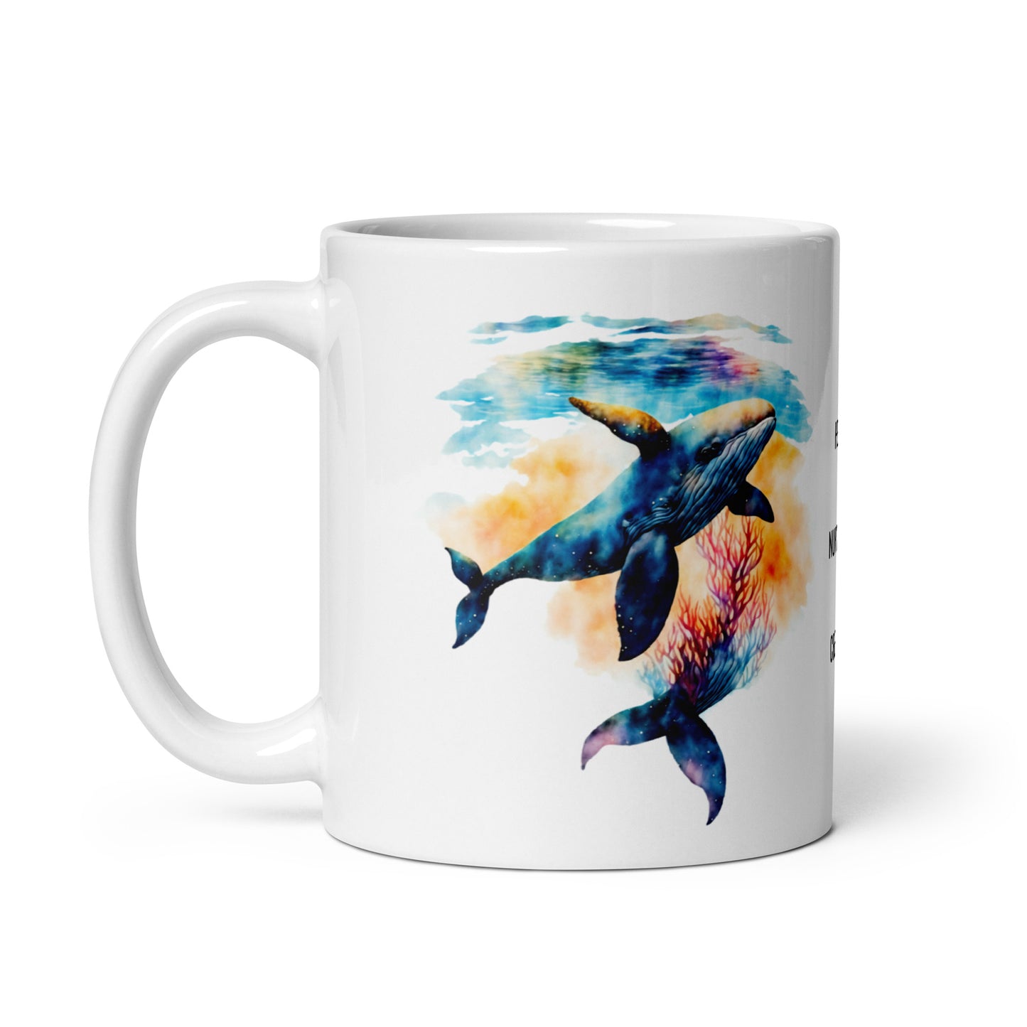 whale spirit animal mug
