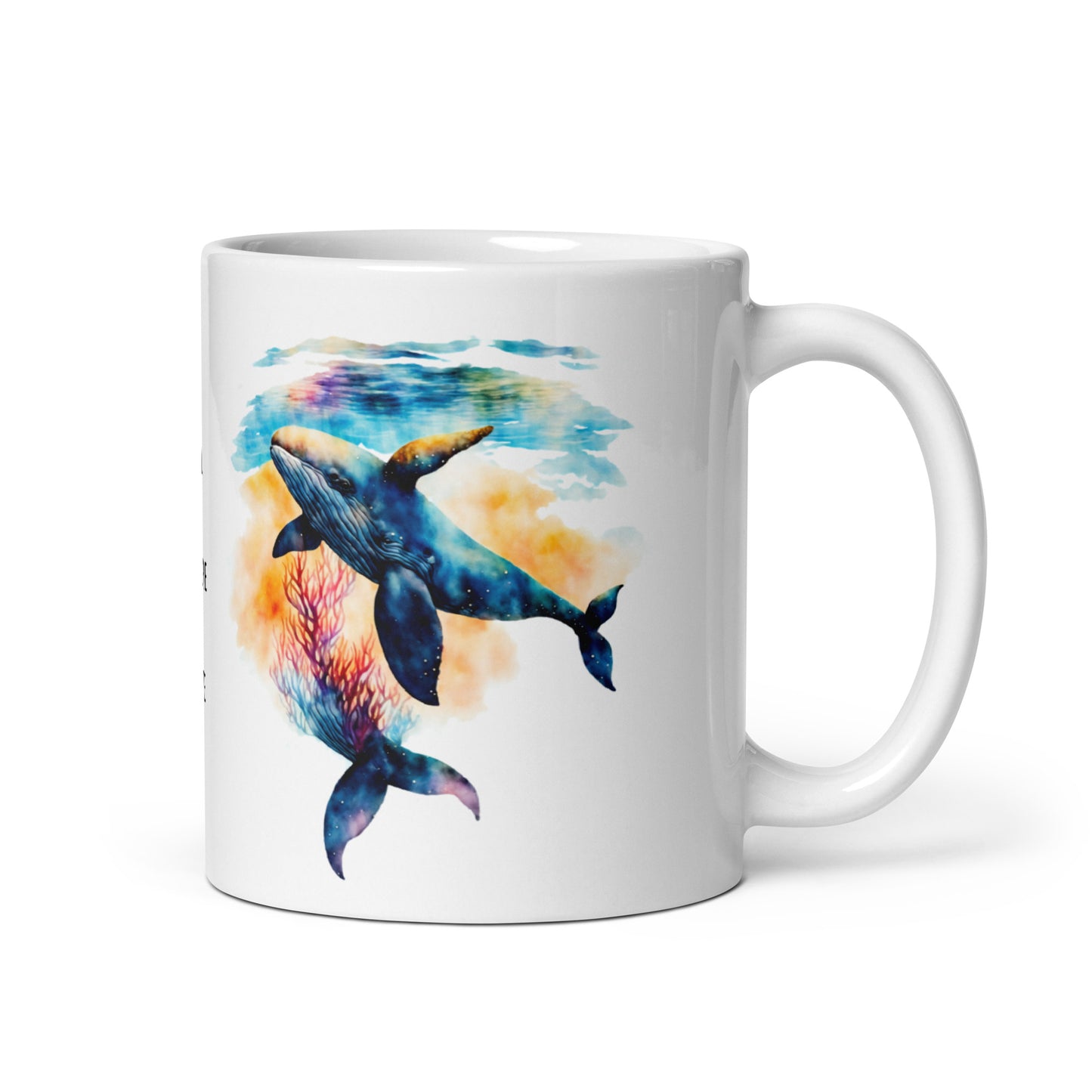 whale spirit animal mug