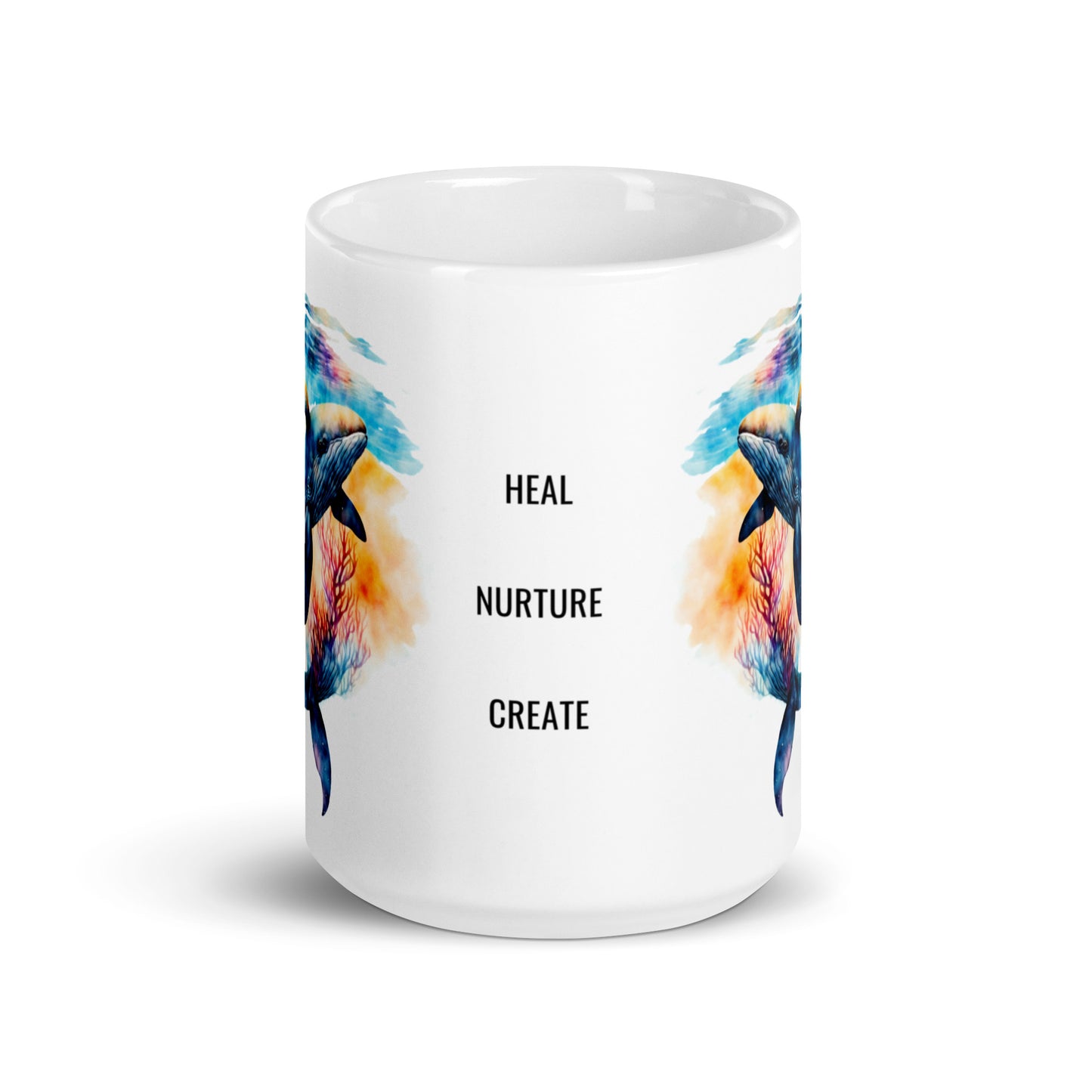 whale spirit animal mug