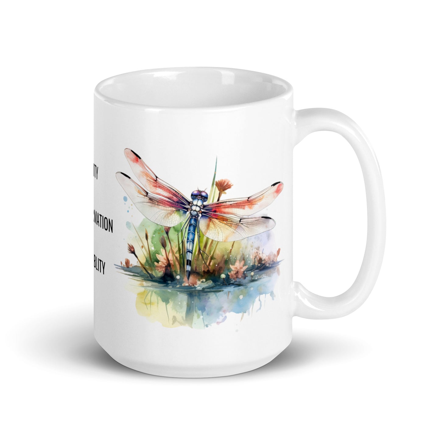 dragonfly spirit animal mug